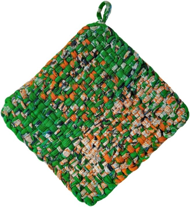 Quilted Cotton Potholders – Reversible - Image 4