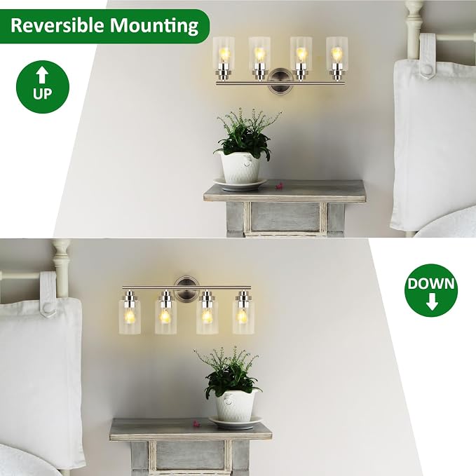 DLLT Bathroom Light Fixtures, Bath Vanity Light - Image 5