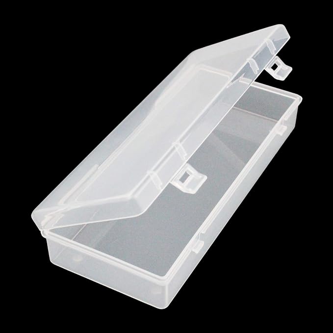 6 Pack Rectangular Clear Plastic Storage Containers Box - Image 3