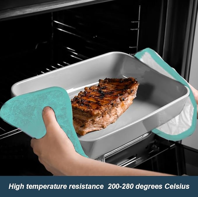 meioro 4-Pack Pot Holders for Kitchen High Heat Resistant Potholder, 100% - Image 2