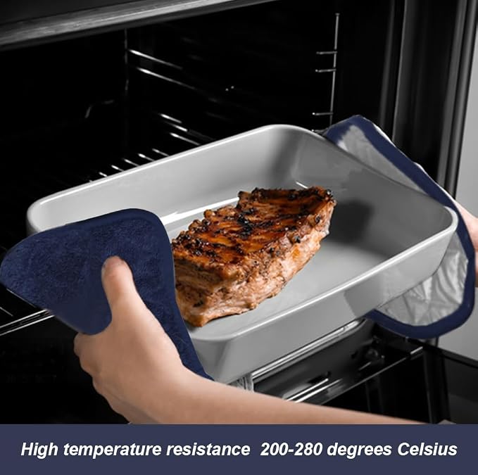 meioro 4-Pack Pot Holders for Kitchen High Heat Resistant Potholder, 100% - Image 2