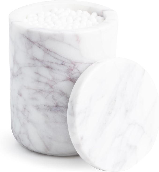 Cork & Mill Marble Bathroom Container by CorkMill