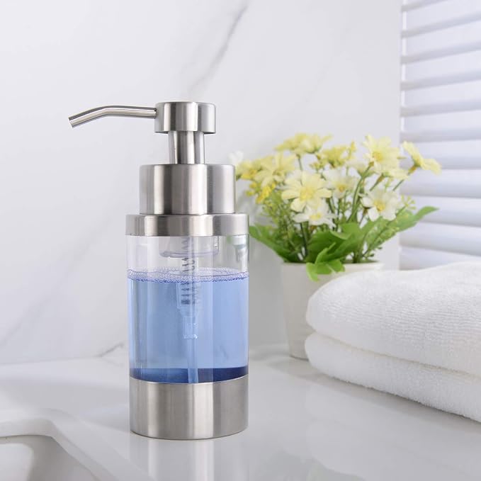 Delle Rosa Soap Dispenser, Foaming Soap Dispenser, Stainless Steel Pump Head - Image 3