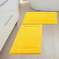 SHACOS Super Soft Bathroom Rugs Set of 2 Pieces 20x32 + 16x24 inch Non Slip by SHACOS