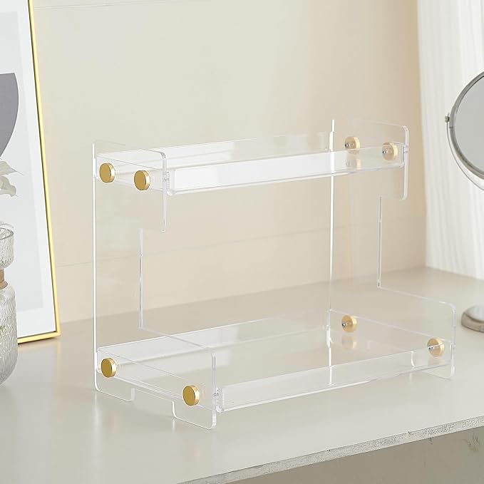 FFK Bathroom Organizer Countertop 2-Tier Storage：Bathroom Counter Organizer - Image 7