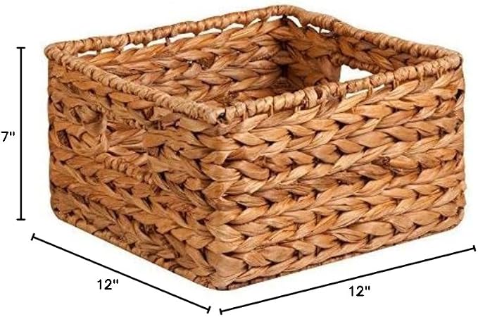 Honey-Can-Do Banana Leaf Storage Baskets –Water Hyacinth Woven Basket, - Image 13