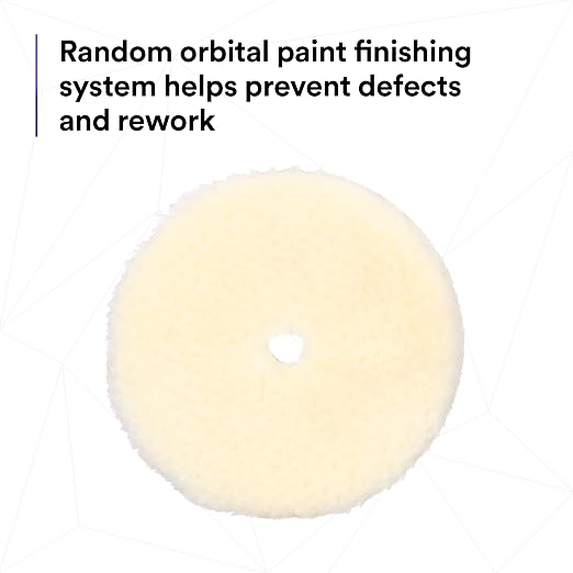 3M Perfect-It Random Orbital Coarse Wool Compounding Pad, Orbital Pads - Image 4