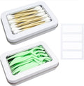 Cotton Swab Holder for Travel, Travel Floss Picks Case by Unknown