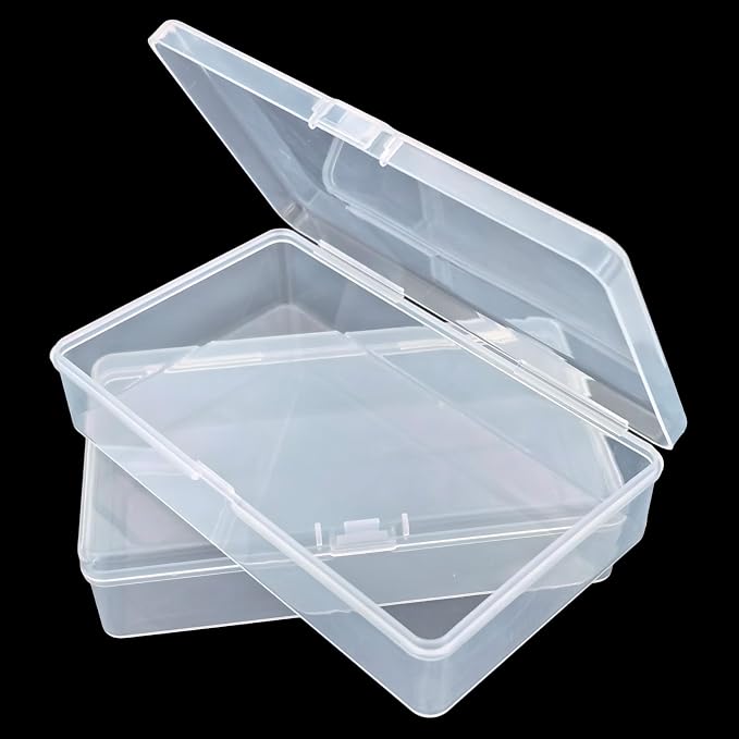 19 Pack Rectangular Clear Plastic Storage Containers Box - Image 4