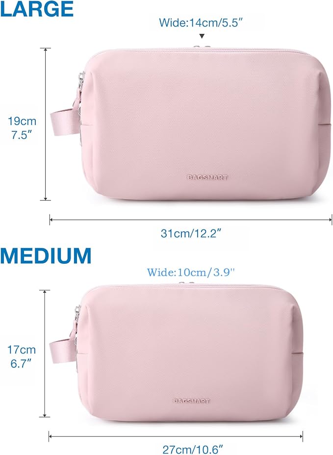 BAGSMART Toiletry Bag for Men, Travel Toiletry Organizer Dopp Kit - Image 6