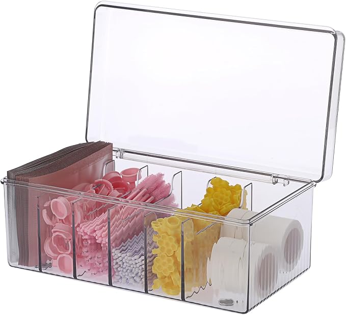 ELLDOO Lash Cart Organizer For Lash Techs, Acrylic Lashes Extension Box by ELLDOO