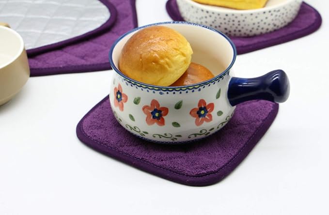 Cotton Pot Holders Cotton Made Machine Washable Heat Resistant Everyday Kitchen - Image 7
