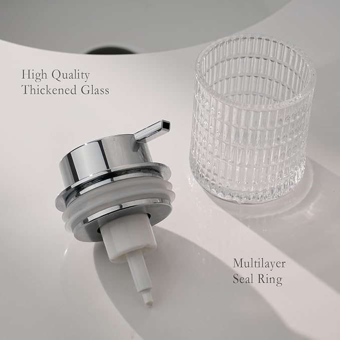 Foaming Hand Soap Dispenser, Glass Foam Soap Dispenser or Lotion Dispenser - Image 5