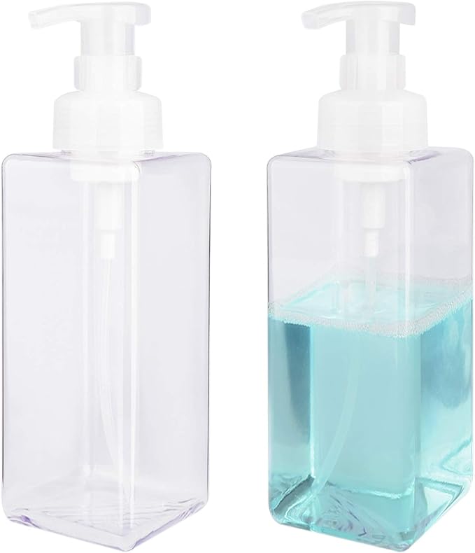 UUJOLY Foaming Soap Dispenser 650ml Refillable Plastic Pump Bottle by UUJOLY
