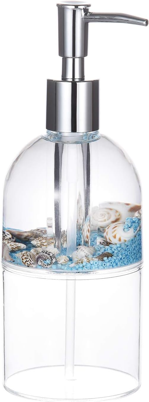 Locco Decor 4 Piece Acrylic Liquid 3D Floating Motion Bathroom Vanity Accessory - Image 2