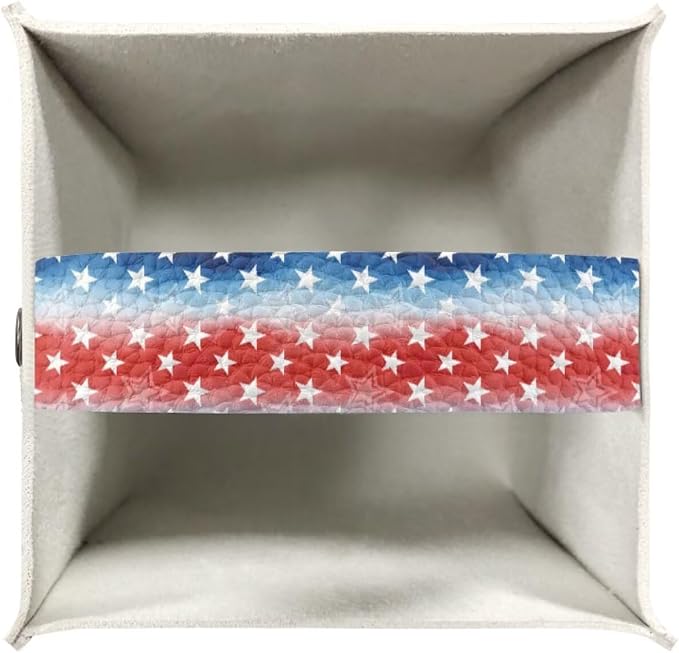 American Stars Luxury Tissue Box Cover, Elegant PU Leather Square Tissue Case - Image 3