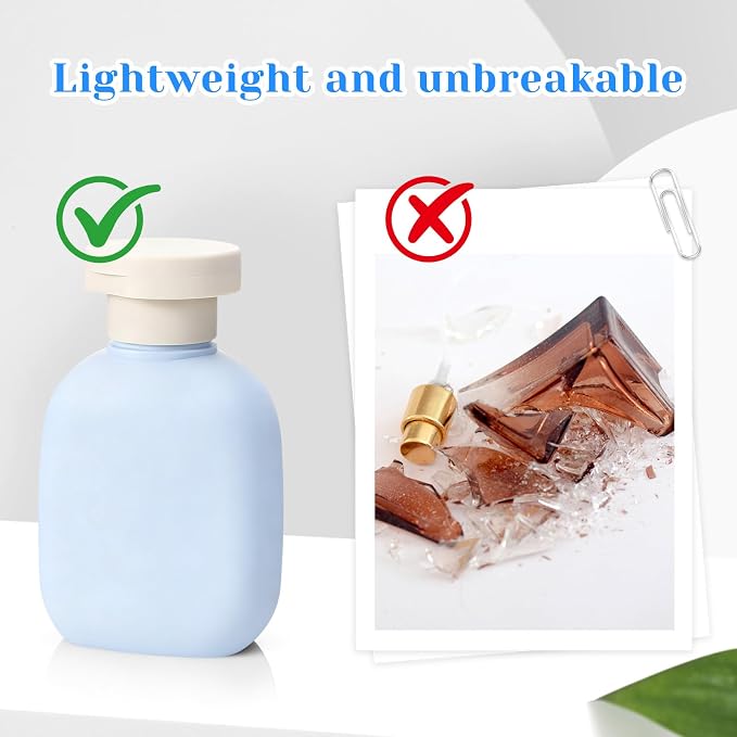 3.4 oz Plastic Small Travel Shampoo Bottles, 4 Pack Empty Refillable Leak-Proof - Image 5