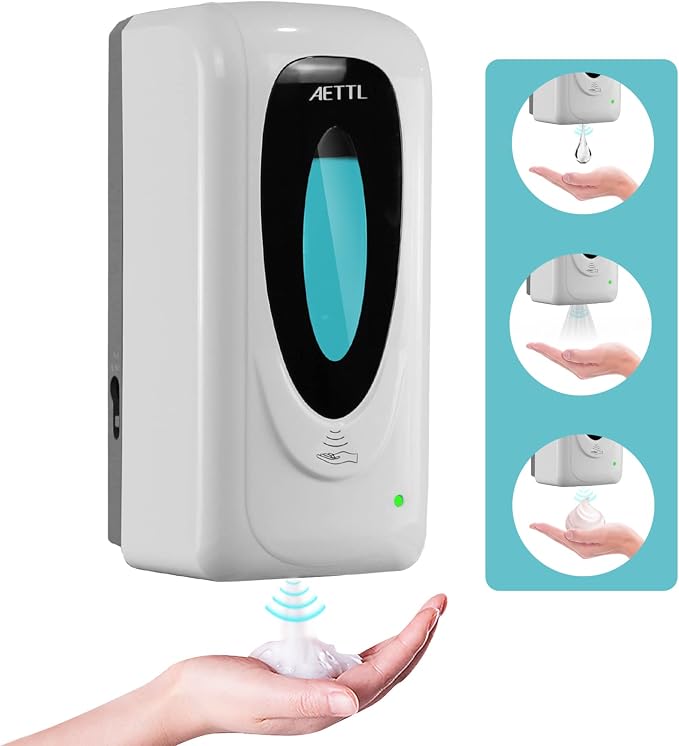 Touchless Automatic Foaming Hand Soap Dispenser Wall Mount, Motion Sensor Foam by Unknown