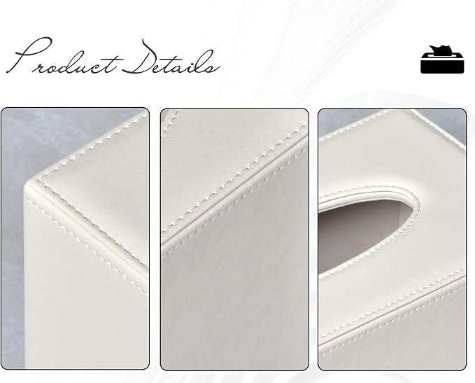 Tissue Box Cover Rectangular Tissue Box Holder - Image 4