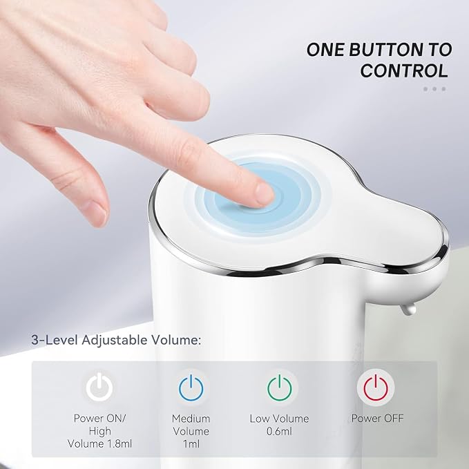 Secura Foaming Soap Dispenser, 10oz/300ml Touchless Automatic Dispenser - Image 3