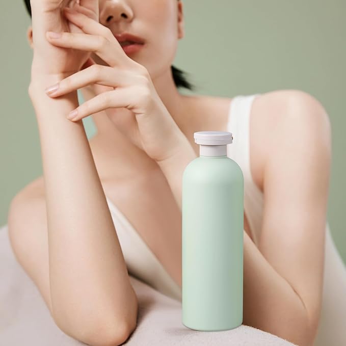 Travel Shampoo Bottle, Empty Plastic Squeeze Bottles 13.5oz - Image 3