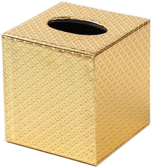 Gold Tissue Box Cover, Tissue Box Cover Square, Tissue Holder - Image 7