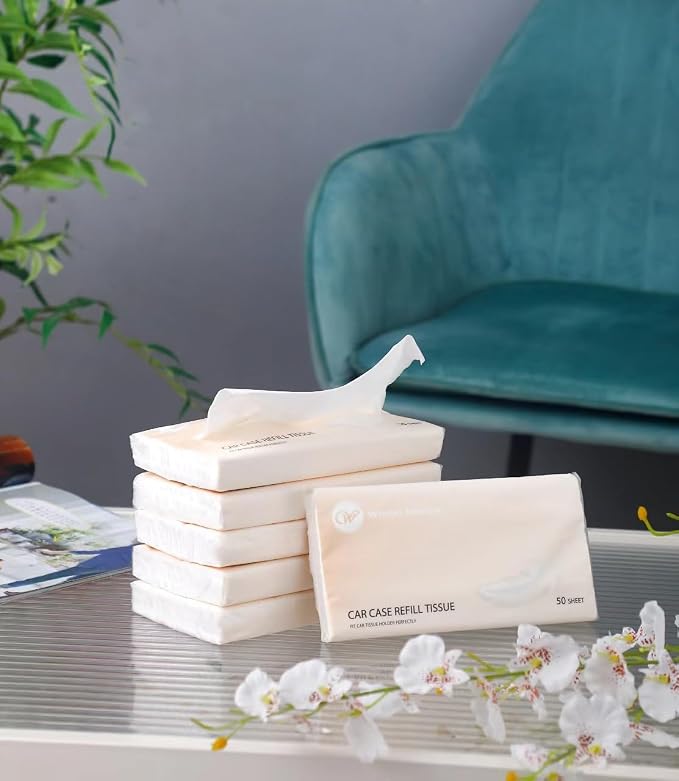Car Tissue Refills 300 Sheets Facial Tissues Refills - Image 3