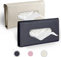Car Tissue Holder, 2 Pack Sun Visor Napkin Holder, Premium PU Leather, Car Mask by Langmeil