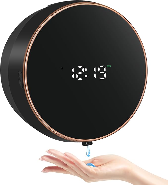 Automatic Soap Dispenser Liquid Bathroom: Wall Mount Rechargeable Touchless by MONSTAKE