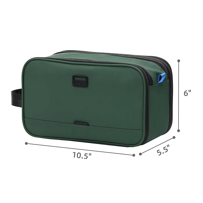 ZEEMO Travel Toiletry Bag for Men, Medium Water-Resistant Double-Sided - Image 5