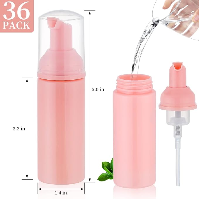 36 pcs 2oz Empty Foam Soap Dispensers Bottle Lash Cleanser Bottles Refillable - Image 2