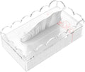 LUGUNU Clear Acrylic Tissue Box Cover Holder by LUGUNU