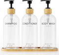 Shampoo and Conditioner Dispenser Set, Shower Soap Dispenser by Aeakey