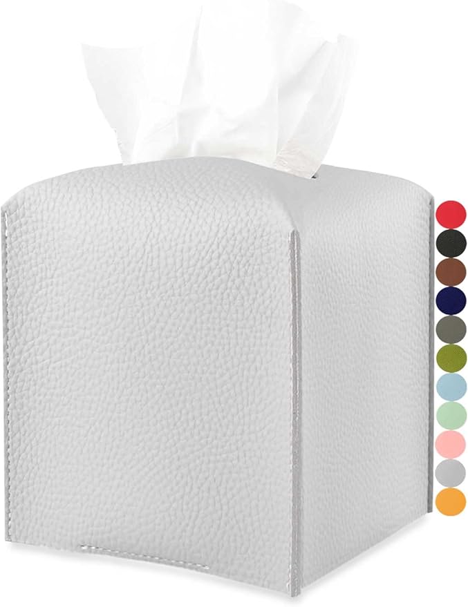 Tissues Cube Box Cover Leather – by JESMINI