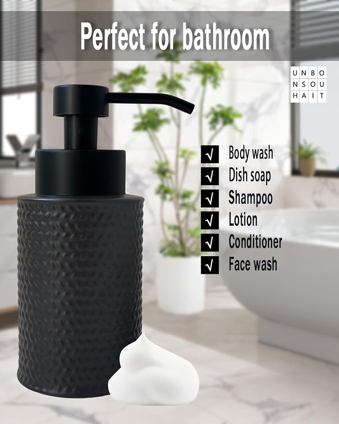 10 Oz Foaming Soap Dispenser for Bathroom, Kitchen Foam Soap Dispenser - Image 3