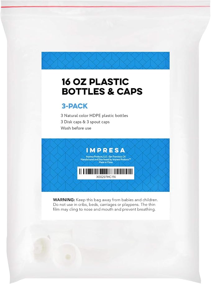 IMPRESA Round Plastic Bottles - Image 7