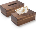 Tissue Box Cover Rectangle, Wood Tissue Box Holder, Wooden Facial Paper Holder by XIMISISE