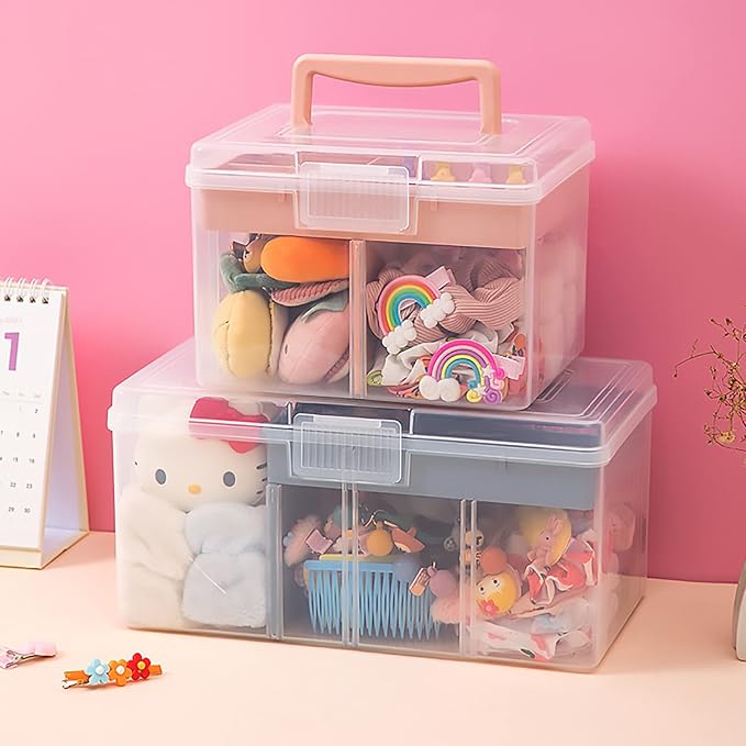 Small Portable Plastic Storage Box - Image 2