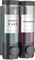 Shampoo and Conditioner Dispenser, Shower Dispenser 2 Chamber No Drill by CaboDeseado