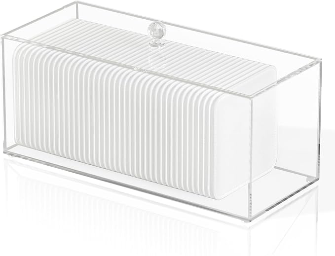 Acrylic Clean Pad Storage Box for Clean Skin Club by JHJFRAWY