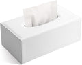 Tissue Box Cover, PU Leather Tissue Box Holder Rectangular Tissue Holders by LADSTAG