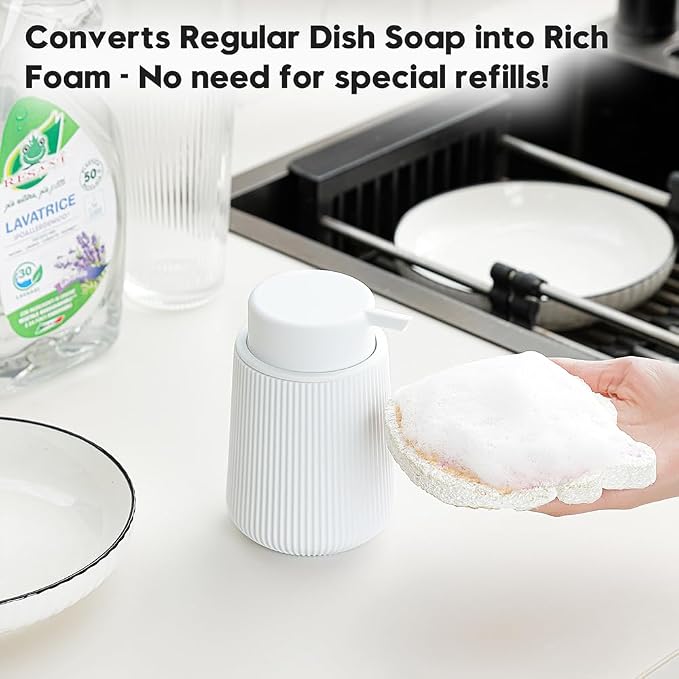Striped Foaming Hand Soap Dispenser - Image 5