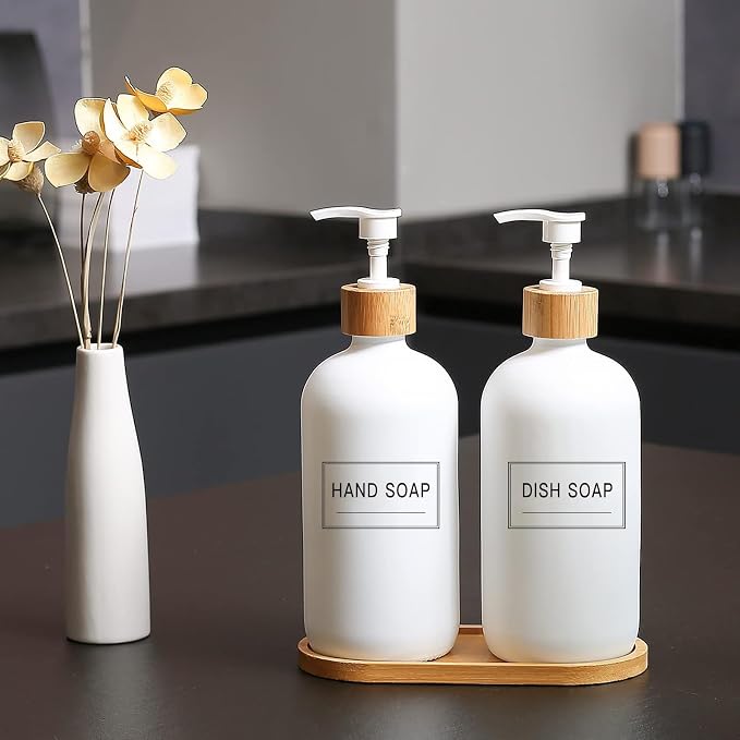 48PCS Clear Waterproof Labels for Bottles, Shampoo and Conditioner Dispenser - Image 4