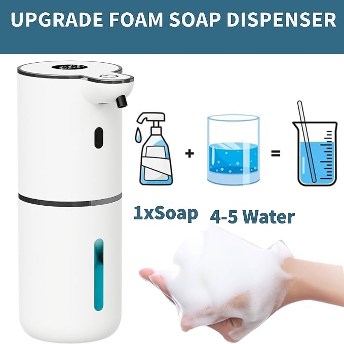 Automatic Soap Dispenser Touchless, Foaming Soap Dispenser 6 Adjustable Level - Image 7