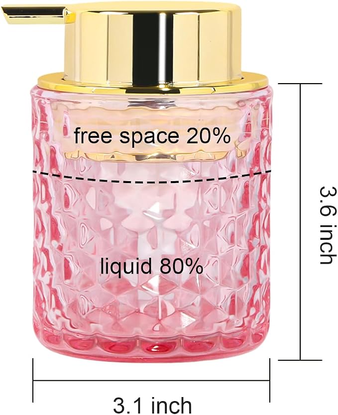 10 Oz Glass Hand Soap Dispenser - Image 7