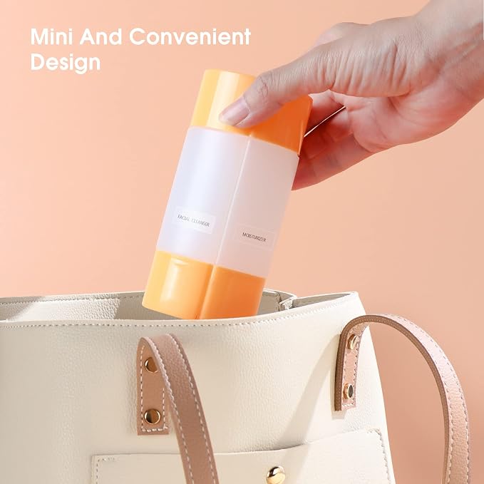 Travel Bottle, TSA approved 4-in-1 Leak-Proof Bottle, 4 * 60ml/2oz, - Image 5