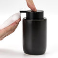 Black Foam Soap Dispenser, Foaming Dispenser by GIRLUFO