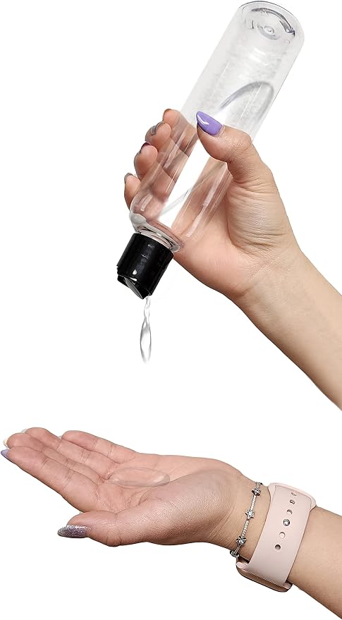 ljdeals 8 oz Clear Plastic Empty Bottles - Image 4
