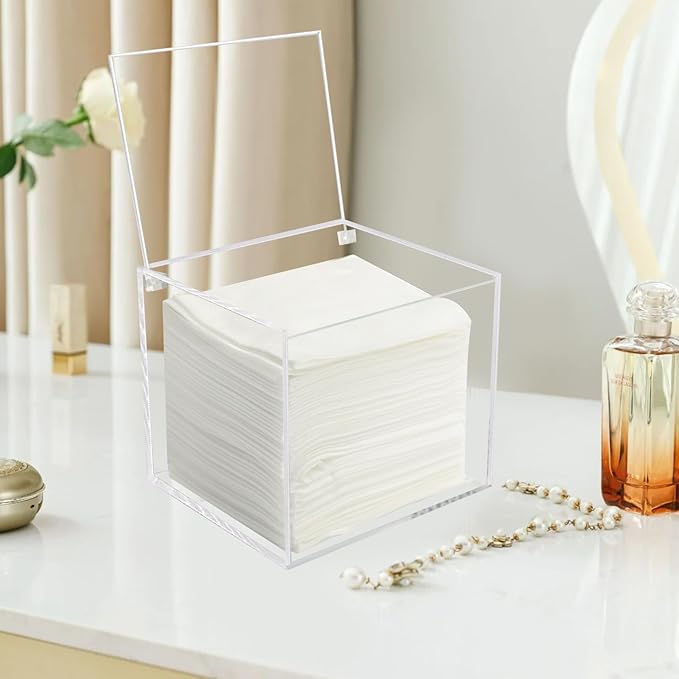 Disposable Face Towel Storage Box Compatible - Image 2