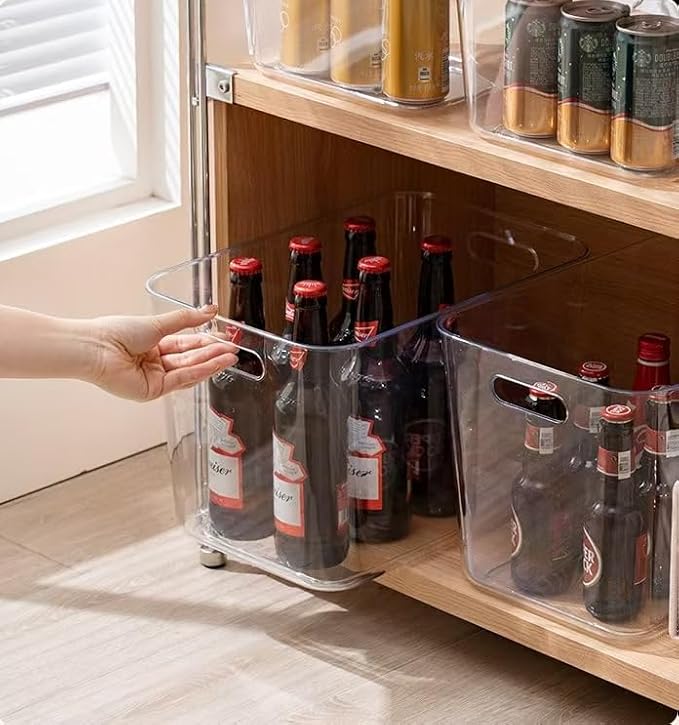 Ytteve 4-Pack Extra Large Clear Plastic Storage Bins - Image 3